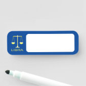 Weegschaal Gouden Schalen Sterrenbeeld Naamplaatje (In situ)