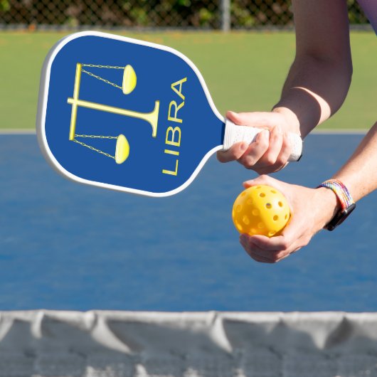 Weegschaal Gouden Schalen Sterrenbeeld Pickleball Paddle (Insitu)