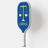 Weegschaal Gouden Schalen Sterrenbeeld Pickleball Paddle (Links)