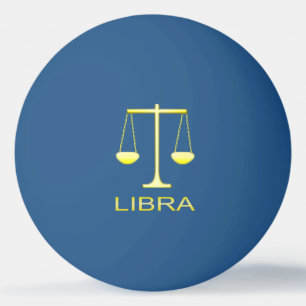 Weegschaal Gouden Schalen Sterrenbeeld Pingpongbal