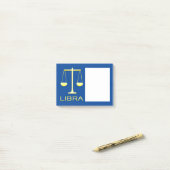 Weegschaal Gouden Schalen Sterrenbeeld Post-it® Notes (Op bureau)