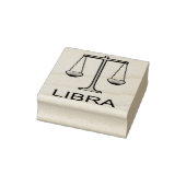 Weegschaal Gouden Schalen Sterrenbeeld Rubberstempel (Stempel)