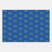 Weegschaal Gouden Schalen Sterrenteken Aangepaste Inpakpapier Vel (Voorkant 2)