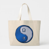 Weegschaal Grote Tote Bag (Achterkant)