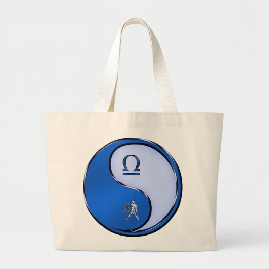 Weegschaal Grote Tote Bag (Voorkant)