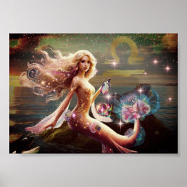 Weegschaal Horoscoop Mythical Creatures Poster