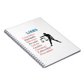 Weegschaal horoscoop sterrenbeeld notitieboek (Rechterzijde)