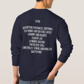 weegschaal, horoscoop,  t-shirt (Achterkant)