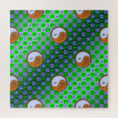 Weegschaal & Hout Geit Legpuzzel (Horizontaal)