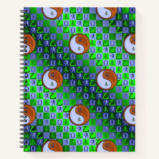 Weegschaal & Hout Geit Notitieboek (Voorkant)