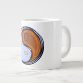 Weegschaal & Houten Aap Grote Koffiekop (Voorkant rechts)