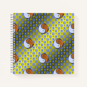 Weegschaal & Houten Aap Notitieboek