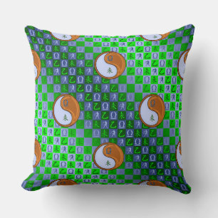 Weegschaal & Houten Geit Kussen