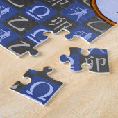 Weegschaal & Houten Konijn Legpuzzel (Zijkant)