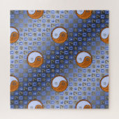 Weegschaal & Houten Konijn Legpuzzel (Horizontaal)