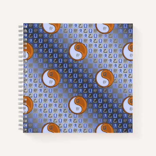 Weegschaal & Houten Konijn Notitieboek (Voorkant)