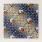 Weegschaal & Houten Paard Legpuzzel (Horizontaal)