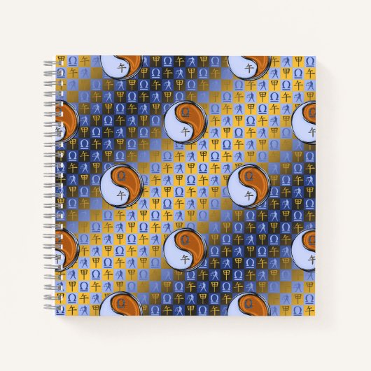 Weegschaal & Houten Paard Notitieboek (Voorkant)