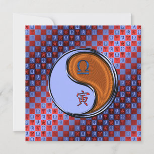 Weegschaal & Houten Tijger Kaart