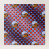 Weegschaal & Houten Tijger Legpuzzel (Horizontaal)