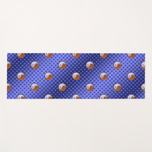 Weegschaal & Houtos Yogamat (Voorkant (horizontaal))