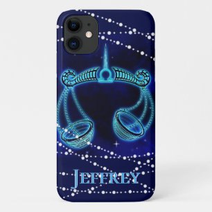 Weegschaal in donkerblauw II Case-Mate iPhone Case