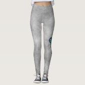 Weegschaal in Opal Edelsteen Leggings (Voorkant)