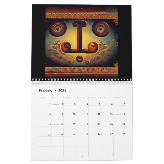 Weegschaal Kalender (Feb 2026)