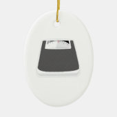 weegschaal keramisch ornament (Voorkant)