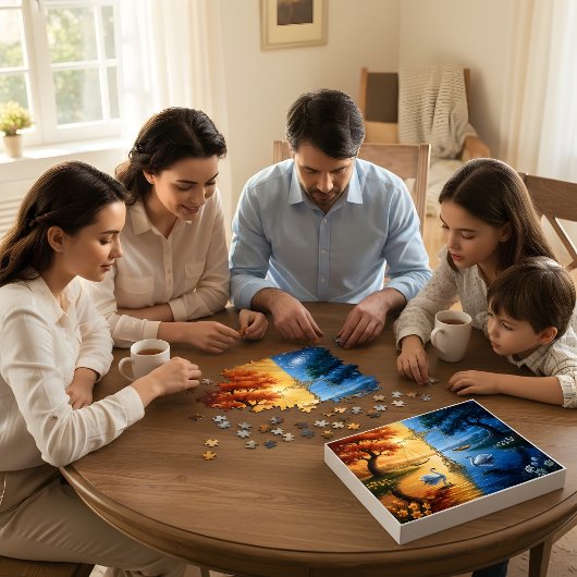 Weegschaal Lake Equinox 110-delige puzzel Legpuzzel