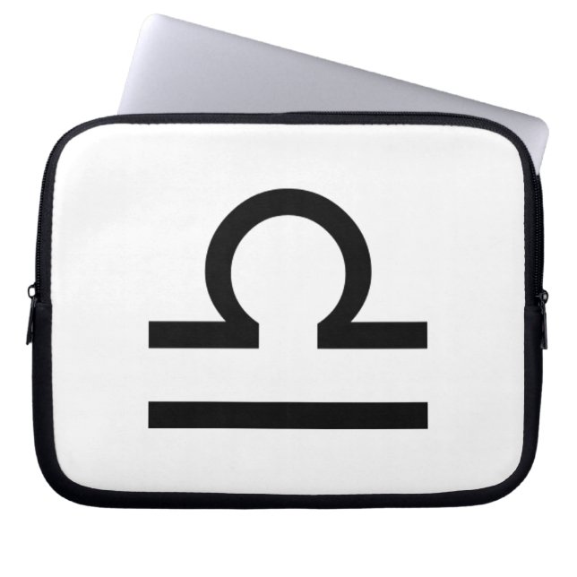 Weegschaal Laptop Sleeve (Voorkant)