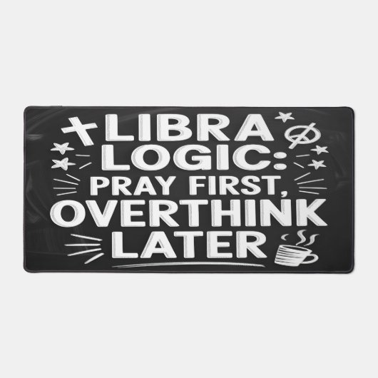 Weegschaal logica: Bid eerst, overdenk later burea Bureaumat (Voorkant)