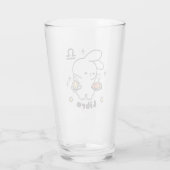 Weegschaal Loppi Tokki Bunny Zodiac Series Glas (Achterkant)