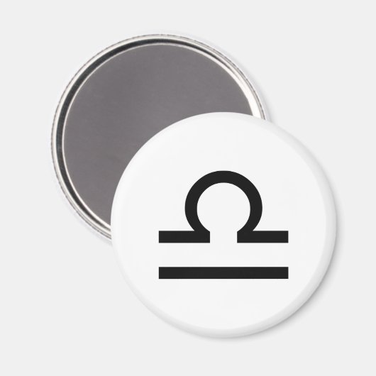 Weegschaal Magneet (Voorkant / Achterkant)