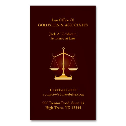 weegschaal magnetisch visitekaartje (Voorkant Verticaal)