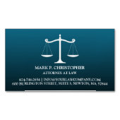 weegschaal magnetisch visitekaartje (Voorkant)