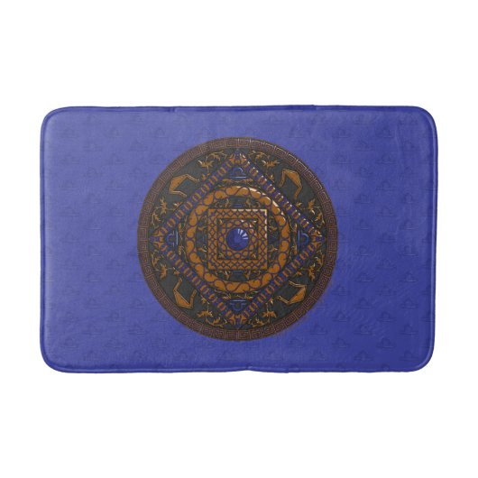 Weegschaal Mandala badmat (Voorkant)