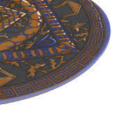 Weegschaal Mandala glazen snijplank (Hoek)