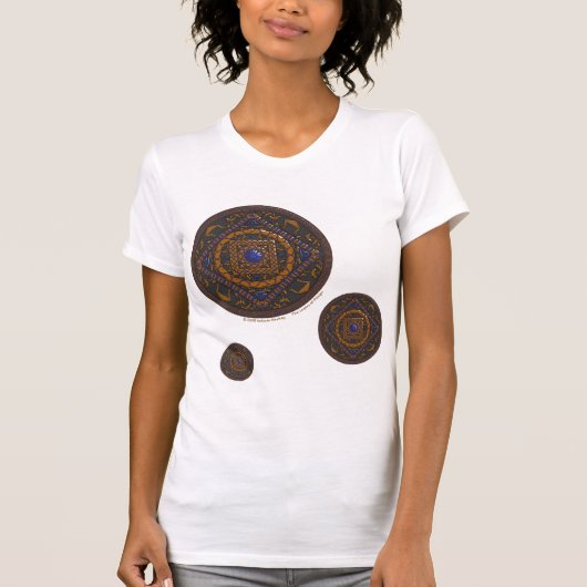 Weegschaal Mandala Vrouwen Licht Shirt (Voorkant)