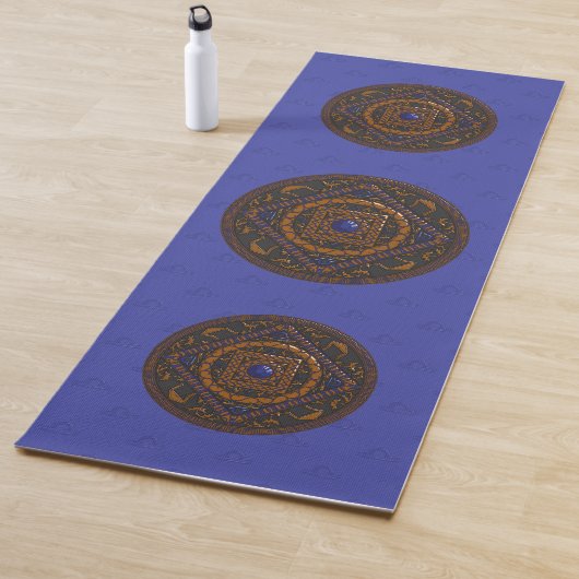 Weegschaal Mandala Yoga Mat (In situ)