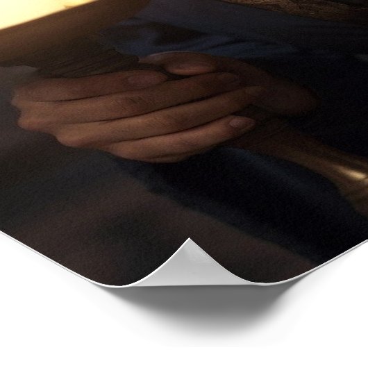 Weegschaal mannelijk astrologisch Poster (Hoek)