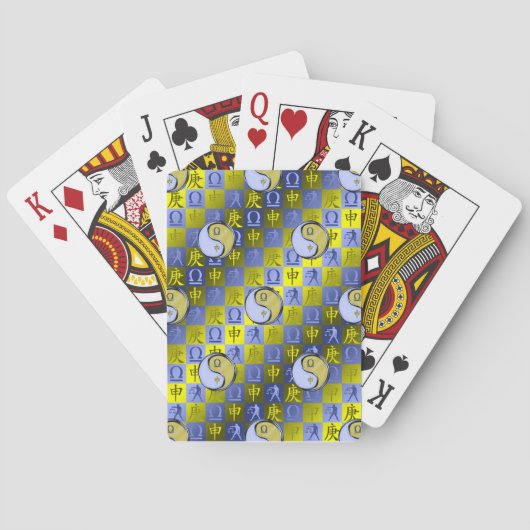Weegschaal & Metaal Aap Pokerkaarten (Achterkant)