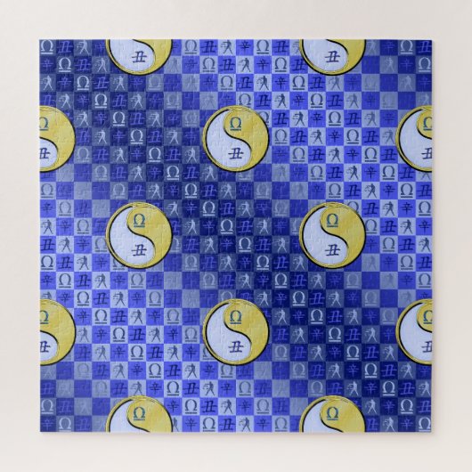 Weegschaal & Metaal Os Legpuzzel (Verticaal)