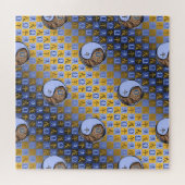 Weegschaal & Metaal Paard Legpuzzel (Horizontaal)