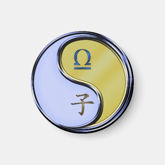 Weegschaal & Metaal Rat Magneet (Voorkant)