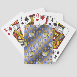 Weegschaal & Metaal Rat Pokerkaarten