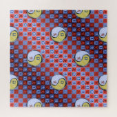 Weegschaal & Metalen Tijger Legpuzzel (Horizontaal)