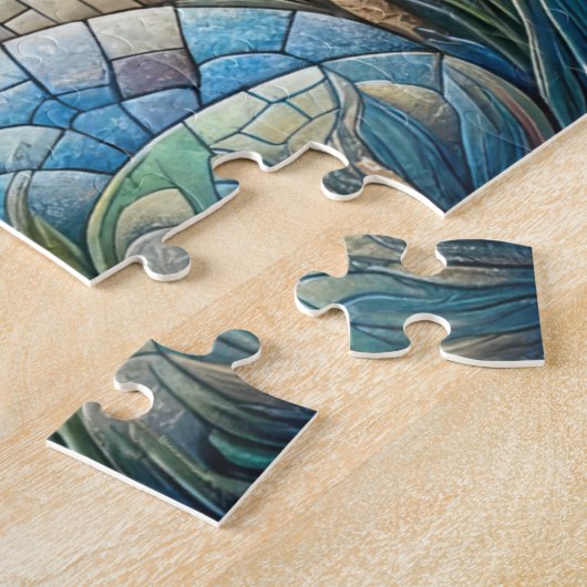 Weegschaal: Mozaïek Balans Symfonie Legpuzzel (Zijkant)