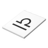 Weegschaal Notitieblok (Linkerzijde)