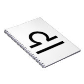 Weegschaal Notitieboek (Rechterzijde)